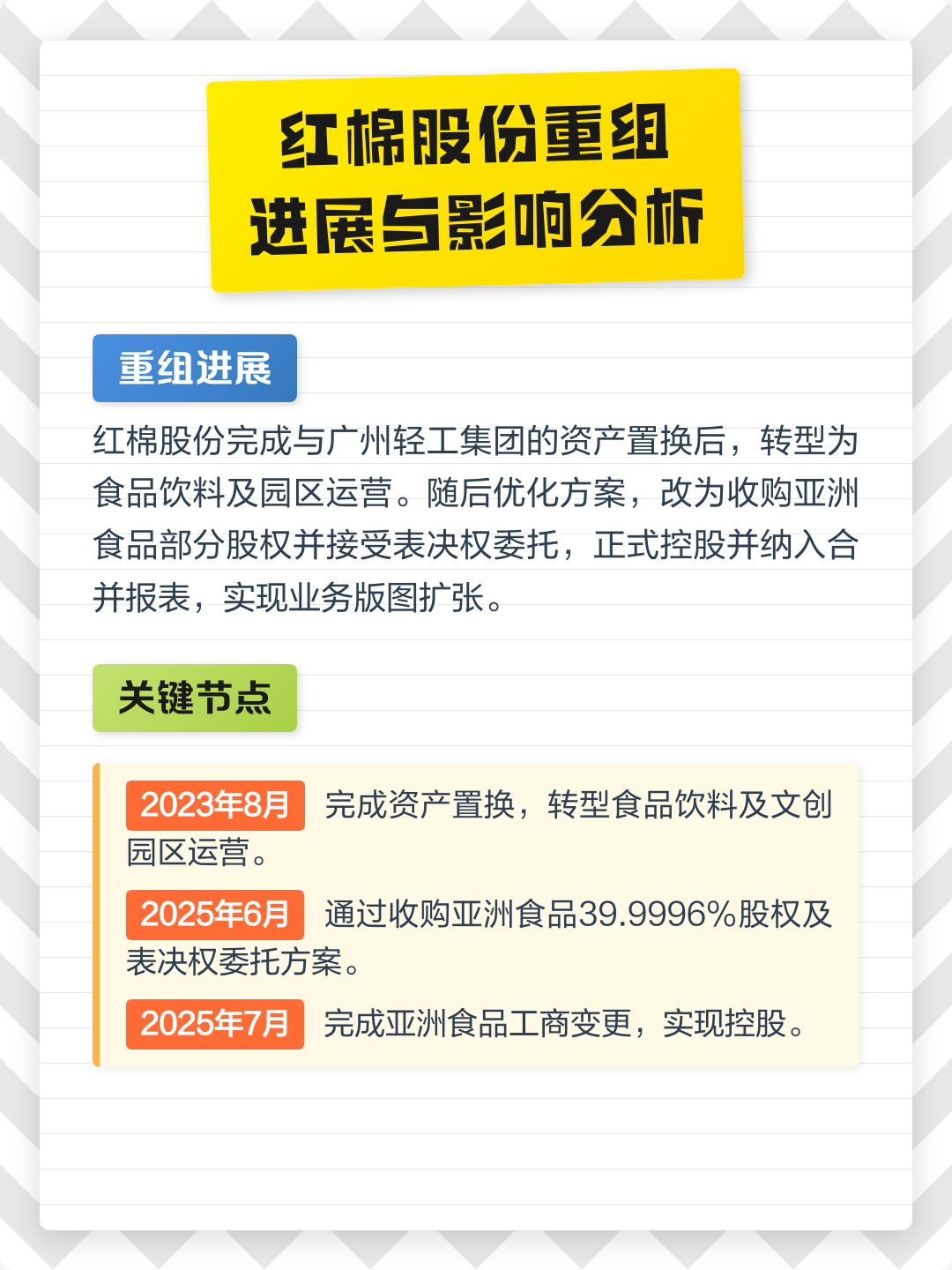 广安市食品资产重组(食品资产重组案例)